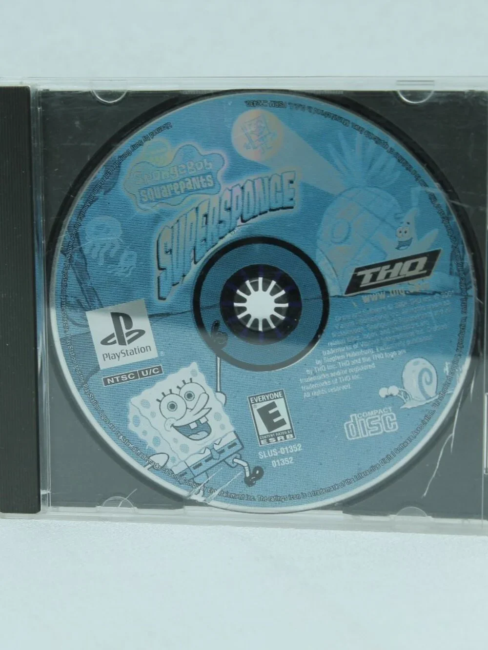 SpongeBob SquarePants SuperSponge PS1 Game PlayStation 1 Loose Disc Only Clean